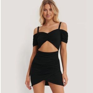 Pamela x NA-KD Reborn Cut Out Mini Dress